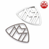 Bright Silve For Mercedes-Benz Maybach Auto Car Side Emblem Badge Decal Sticker