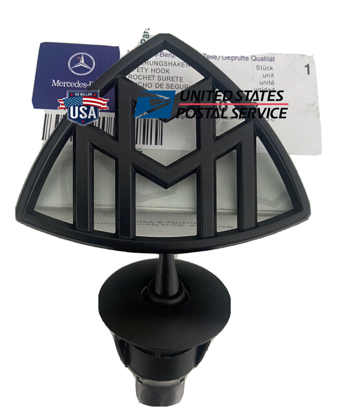 Car Hood Emblm Dcal Badge Fit For Mercedes-Benz MAYBACH S600 S500 W222 S-Class