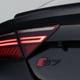 For Audi S7 Gloss Black Rear Letter Tail Badge Trunk Emblem Badge Logo Sport