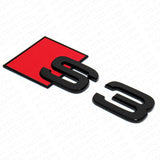 Audi S3 Gloss Black Rear Letter Tail Nameplate Trunk Emblem Badge Sport Sline