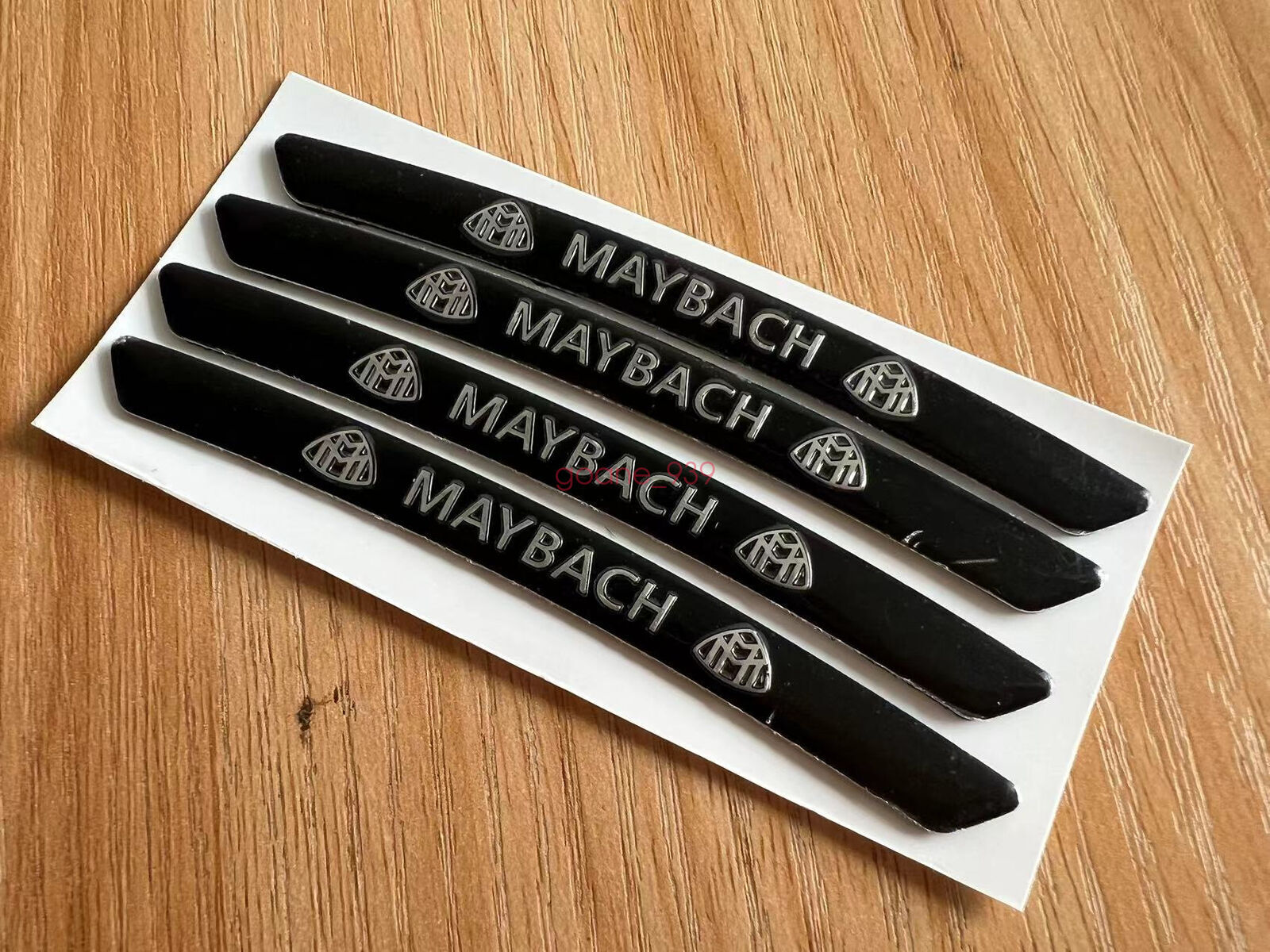 4P FOR Mercedes Maybach Edition Sport Wheels Badge 3D Sticker Emblem Decoration