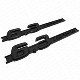 2x Black OEM ABS 6.3 AMG Emblem Fender Logo Badge Nameplate Decoration Sport