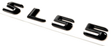 1X BLACK SL55 FOR MERCEDES REAR TRUNK EMBLEM BADGE NAMEPLATE LETTER NUMBERS