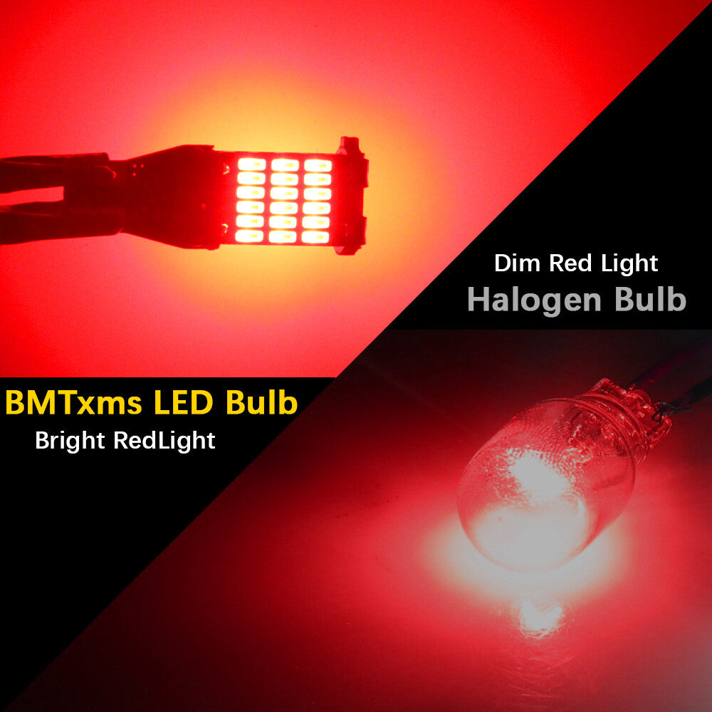 LED 3rd Center High Stop Brake Light Bulbs Pure Red 921 912 T15 W16W Canbus 2X