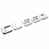 01-14 CL 550 Emblem Trunk Lid Letter Logo Nameplate Badge Decoration AMG Chrome