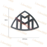 Genuine Gloss Black Maybach Trunk vertical Emblem For Mercedes Maybach