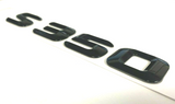 GLOSS BLACK S350 FOR MERCEDES REAR TRUNK EMBLEM BADGE NAMEPLATE DECAL NUMBERS