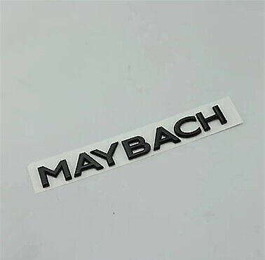 Gloss Black S450 Maybach Number Trunk Letters Badge Emblems Sticker For Benz