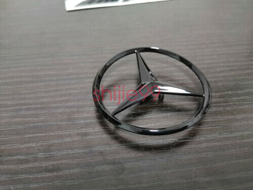 Gloss Black C63 AMG and Rear Star Side 6.3 AMG Emblem Badge For W204 507