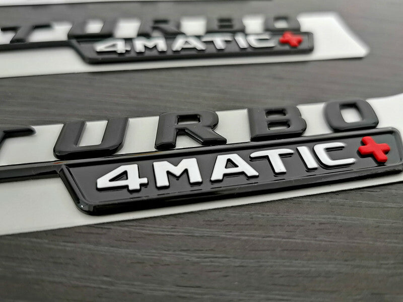 Gloss Black GLC63S GLC63 AMG Biturbo 4matic+ emblem badge For Mercedes-Benz GLC