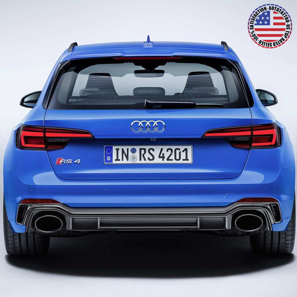 For Audi RS 4 OEM Chrome Rear Letter Tail Badge Trunk Emblem Badge Logo Sport