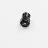 Compatible with Ford Mustang 4Pcs Tire Valve Stem Caps Black Anodized Aluminum