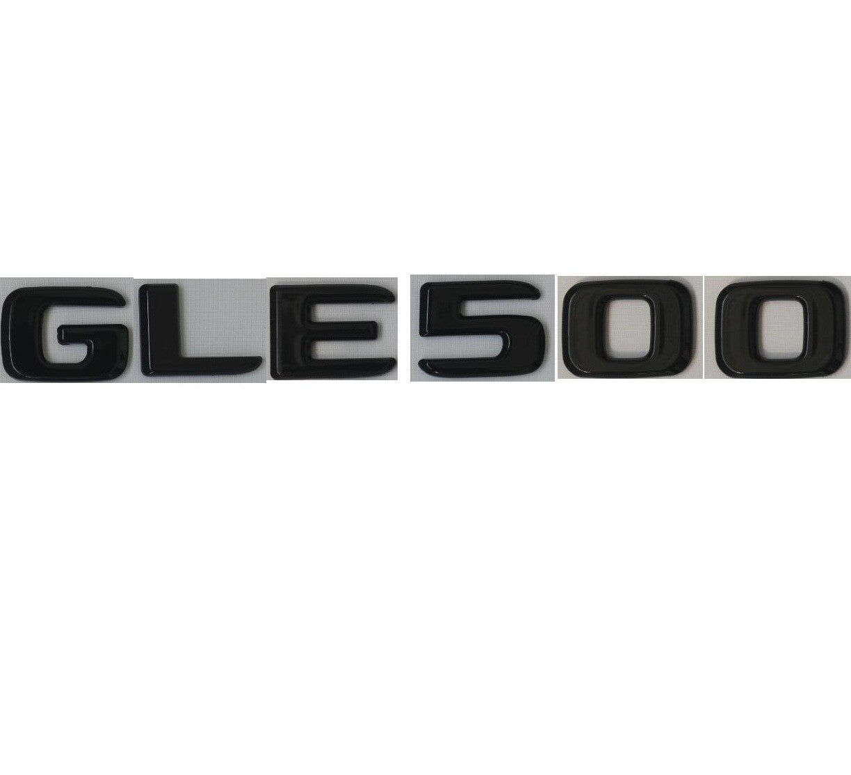 Gloss Black Letters Trunk Emblems for Mercedes Benz W166 W167 GLE500 Symbols