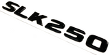 GLOSS BLACK SLK250 FOR MERCEDES REAR TRUNK EMBLEM BADGE NAMEPLATE DECAL NUMBERS