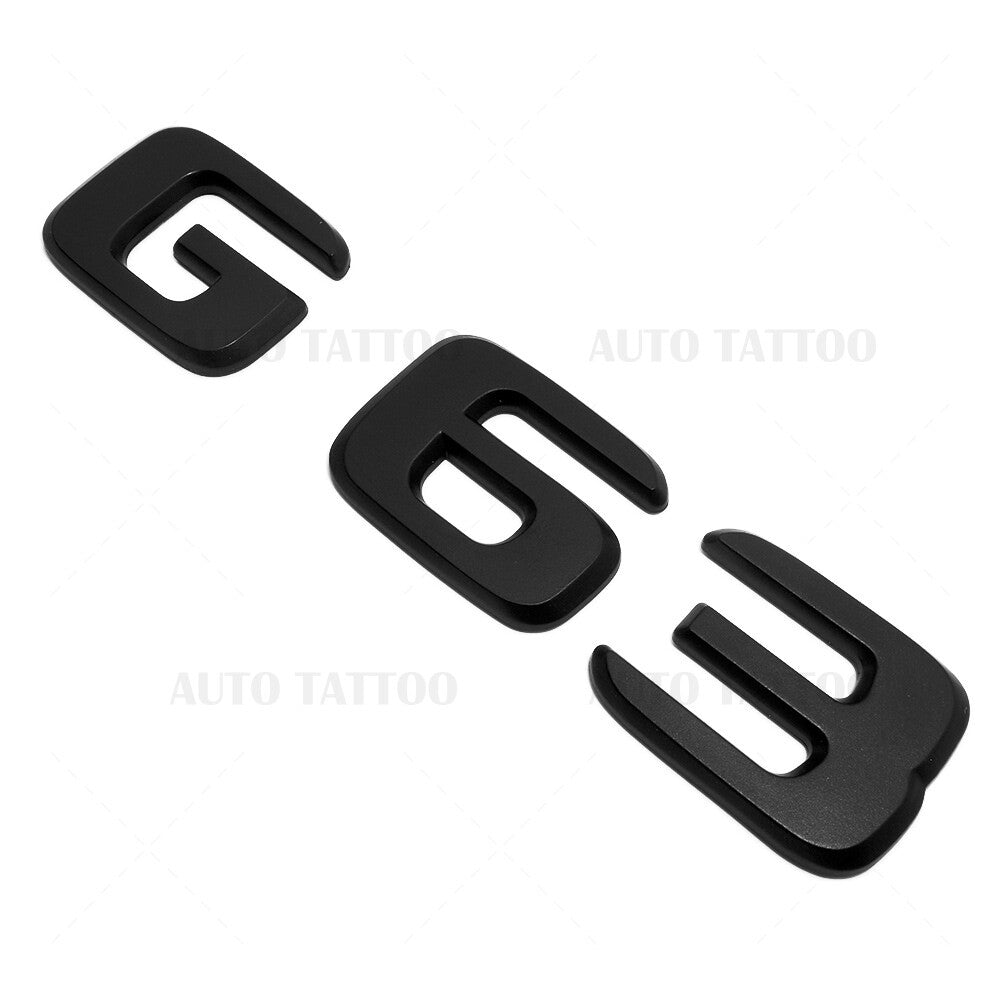 19-21 G63 AMG Letter Emblem Rear Body Logo Nameplate Badge Decorate Matte Black