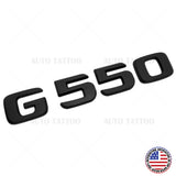 19-21 G550 AMG Letter Emblem Rear Body Logo Nameplate Badge Decorate Matte Black