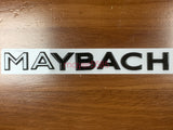 1PC Glossy Black For Mercedes Benz Maybach Letters Trunk Emblem Badge Sticker