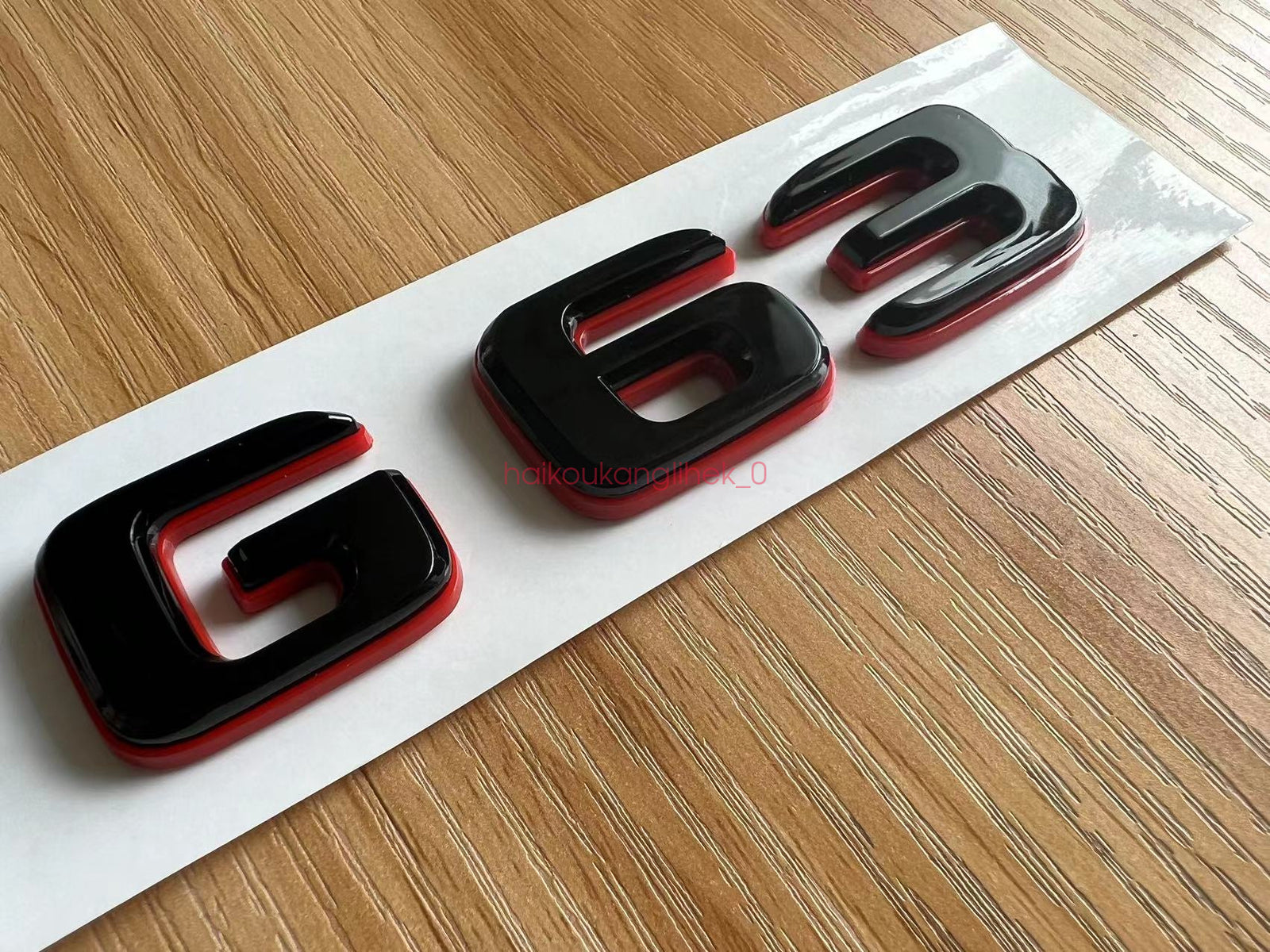 Black RED G63 AMG V8 BITURBO Emblem Badge Sticker Set For Mercedes G63