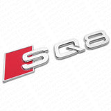 Audi SQ8 OEM Chrome Rear Letter Liftgate Nameplate Trunk Emblem Badge Sport