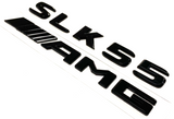 SLK55+AMG BLACK FOR MERCEDES REAR TRUNK EMBLEM BADGE NAMEPLATE DECAL NUMBERS
