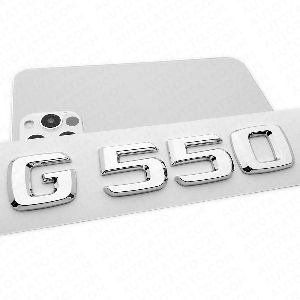 03-18 G 550 AMG Letter Emblem Trunk Logo Nameplate Badge Decorate Sport Chrome