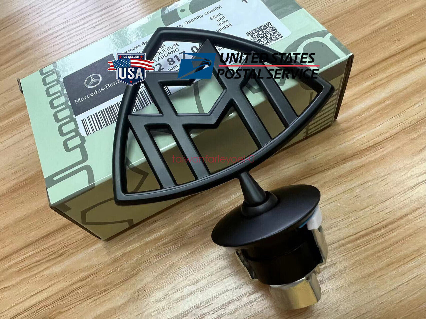 MB-MLS Maybach Hood Emblem Ornament Badge Standing Mercedes Benz S500 600 W222