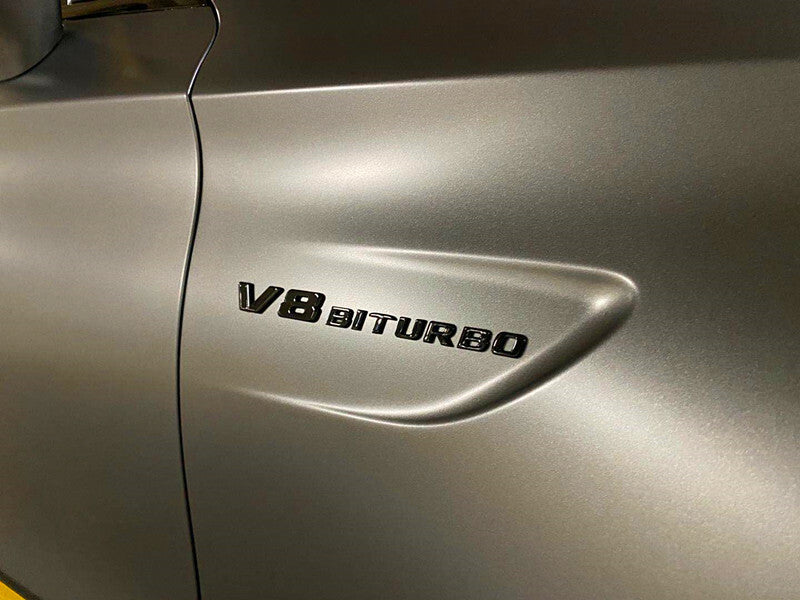 Gloss Black C63S AMG V8 BITURBO PACKAGE Trunk Emblem Badge For MB C63 c205 w205