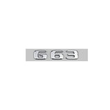 4pcs G63 AMG V8 BITURBO Chrome Badge Emblem for Mercedes Benz W463 W464 G63