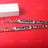 FENDER DOOR EMBLEM 6.7L POWER STROKE TURBO DIESEL FOR F-250/350 PC3Z-9942528-C