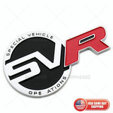 Land Rover 3D Car SVR Special Vehicle Operations OEM Vehicle Logo Badge Emblem