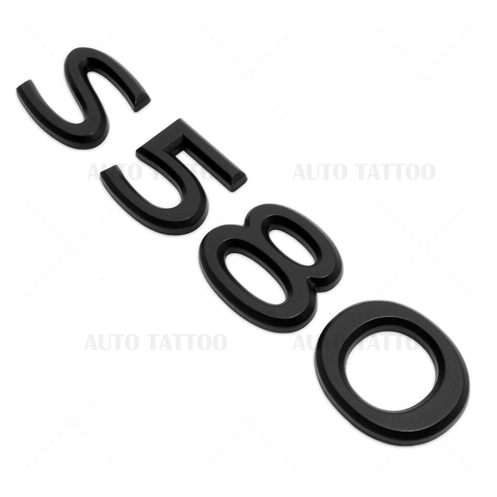 Mercedes-Maybach S 580 AMG Letter Emblem Trunk Logo Nameplate Badge Matte Black