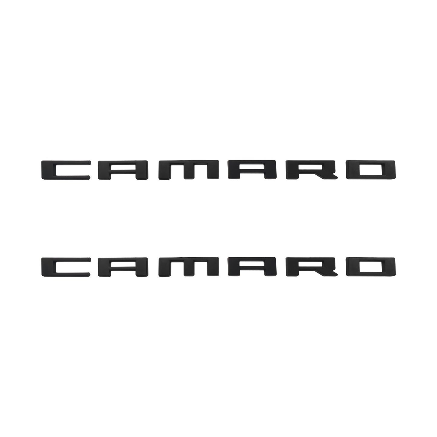 Set FOR CAMARO EMBLEM 2010-2015 SIDE FENDER BADGE LETTER NAMEPLATE BLACK