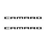Set FOR CAMARO EMBLEM 2010-2015 SIDE FENDER BADGE LETTER NAMEPLATE BLACK
