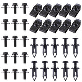Nissan 35 Pcs Body Bolts & U-nut Clips- M6 Engine Under Cover Splash Shield