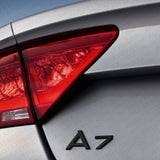 For Audi A7 Gloss Black Rear Letter Tail Badge Trunk Emblem Badge Logo Sport