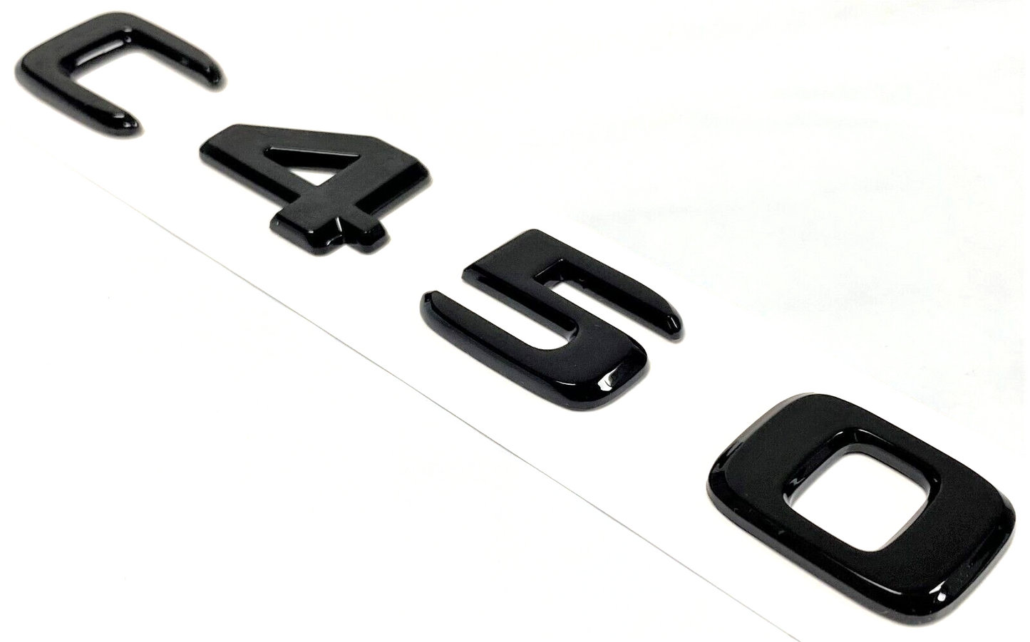 BLACK C450 For MERCEDES REAR TRUNK EMBLEM BADGE NAMEPLATE DECAL LETTERS