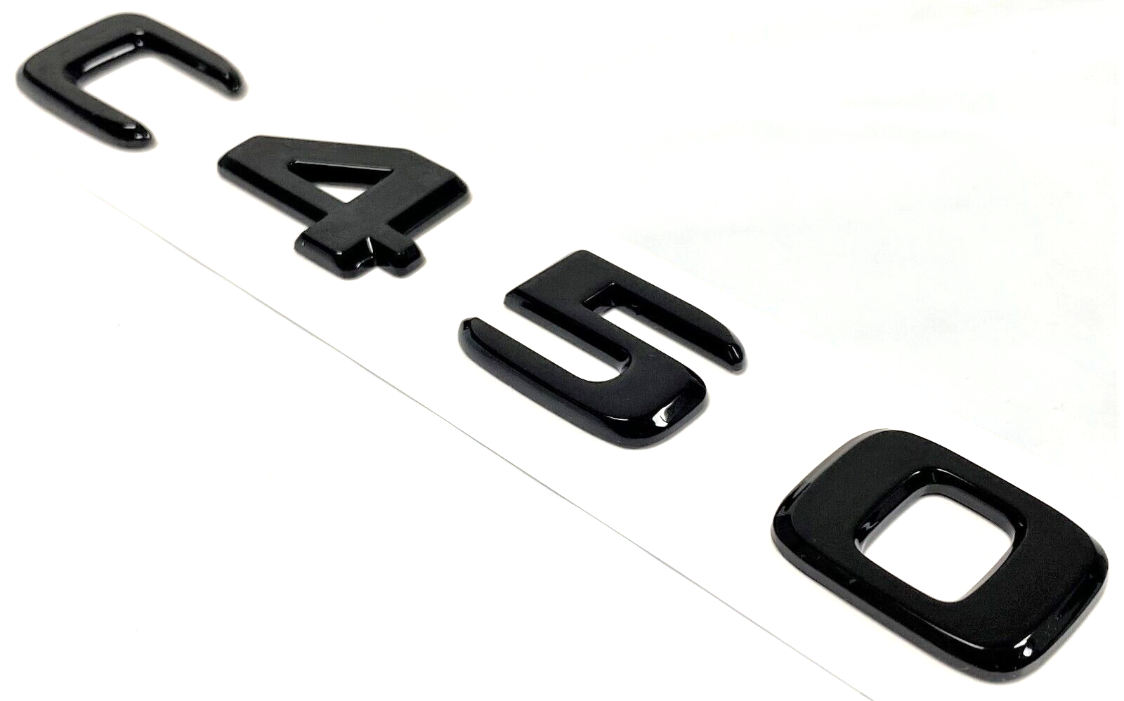 BLACK C450 For MERCEDES REAR TRUNK EMBLEM BADGE NAMEPLATE DECAL LETTERS