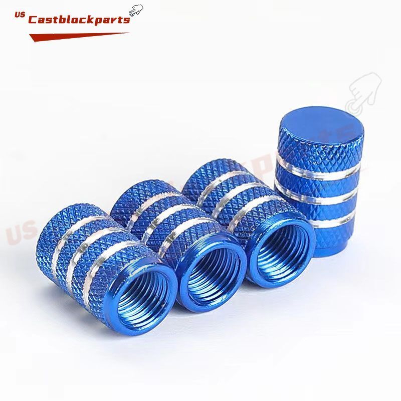4Pcs Tire Valve Stem Car Caps Aluminum Alloy Dust Proof Airtight Air Caps Cover
