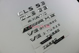 Chrome CLS63 AMG BITURBO Letters Trunk Embl Badge Sticker For Mercedes Benz CLS
