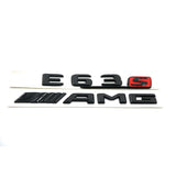 Premium Quality Rear & Side Badge for MB E63s AMG V8 2016+ Facelift Gloss Black