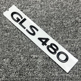 Gloss Black GLS480 Number Trunk Letters Badge Emblems Sticker For Mercedes Benz
