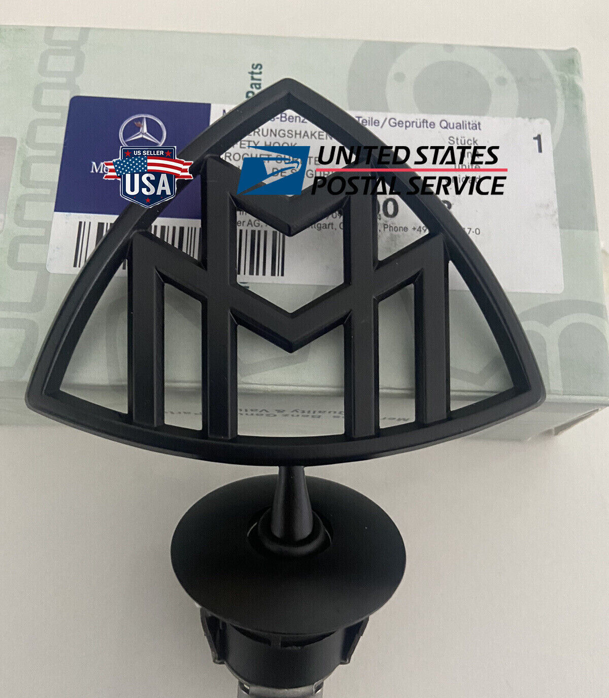 Car Hood Emblm Dcal Badge Fit For Mercedes-Benz MAYBACH S600 S500 W222 S-Class