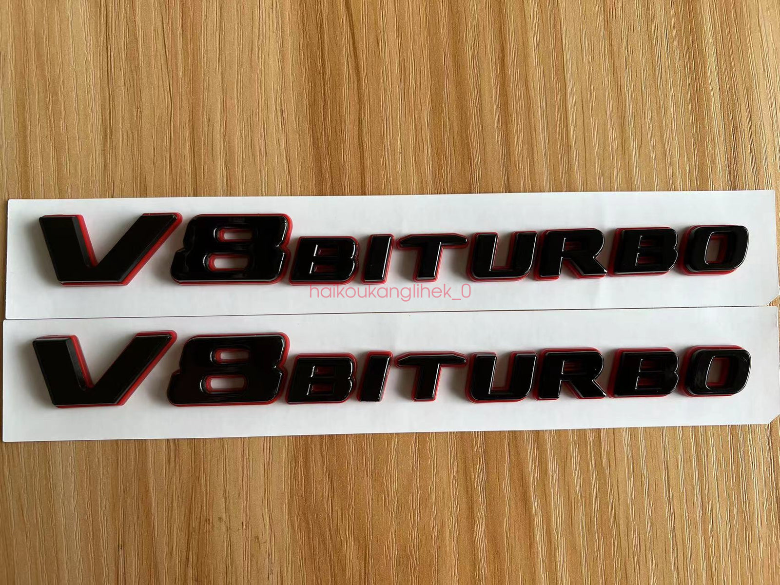Black RED G63 AMG V8 BITURBO Emblem Badge Sticker Set For Mercedes G63