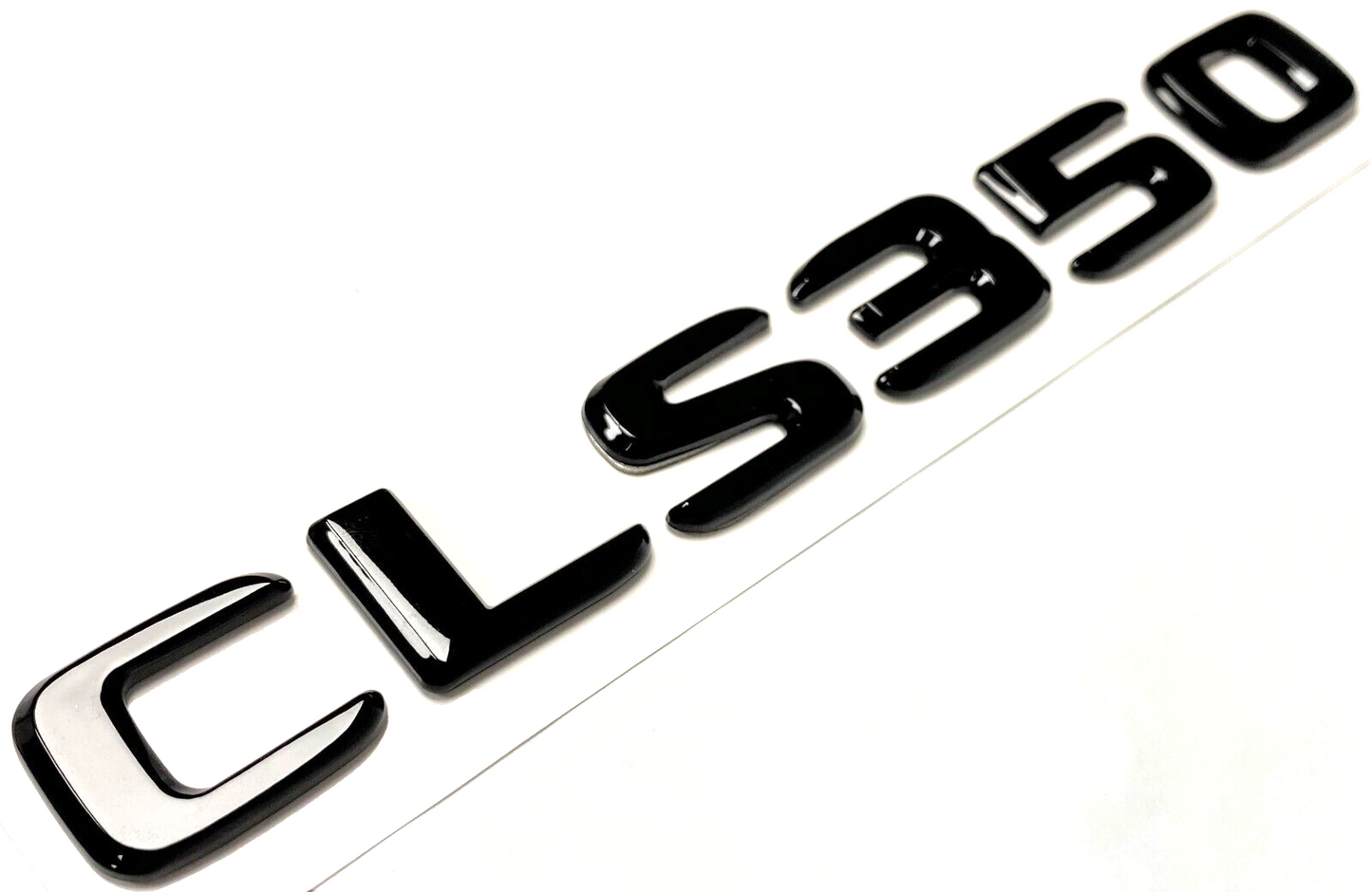 GLOSS BLACK CLS350 FOR MERCEDES REAR TRUNK EMBLEM BADGE NAMEPLATE DECAL LETTERS