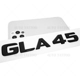 17-20 GLA 45 AMG Rear Letter Emblem Liftgate Logo Nameplate Badge Gloss Black
