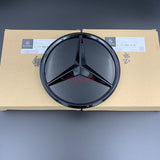 Glossy Black Front Grille Star Emblem Logo For Mercedes Benz C-Class 2019-2020