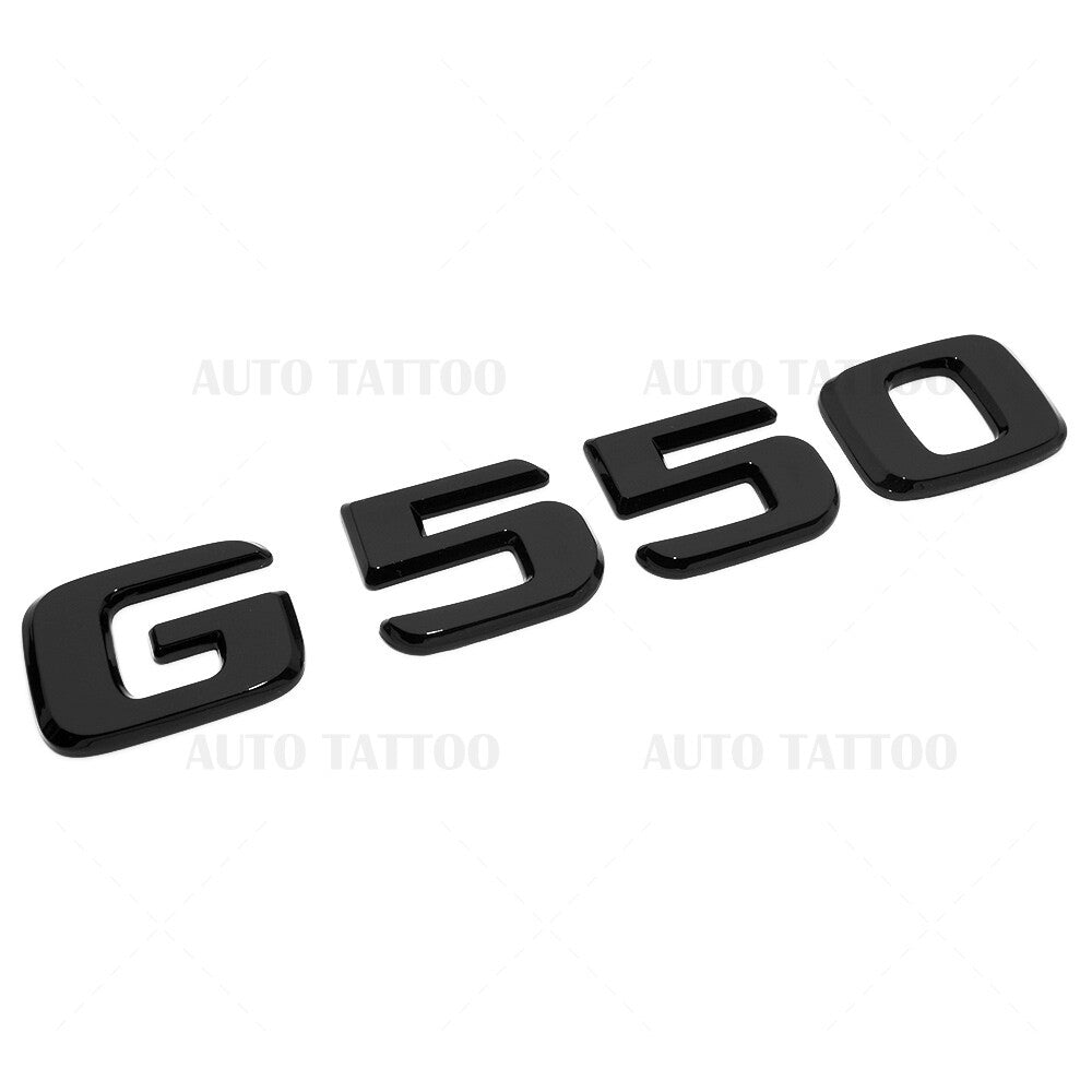 19-21 G550 AMG Letter Emblem Rear Body Logo Nameplate Badge Decorate Gloss Black