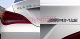 GLA45 + AMG + TURBO 4 MATIC Letters Trunk Embl Badge Sticker for Mercedes Benz