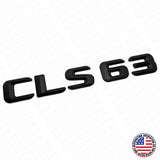 15-16 CLS 63 Emblem Trunk Lid Letter Nameplate Badge Decorate AMG Matte Black
