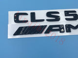NEW Gloss Black " CLS55 AMG" Letters Trunk Embl Badge Sticker for Mercedes Benz